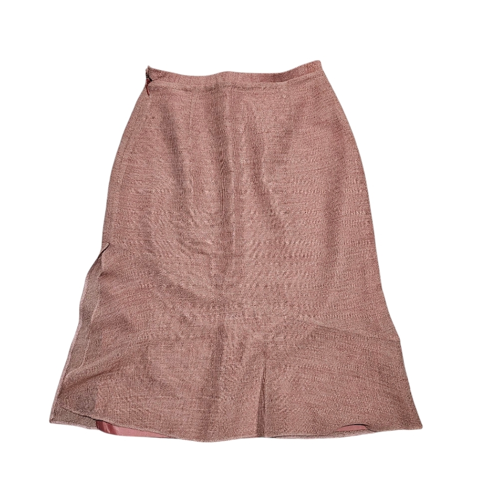 Michelle Belau Blush Skirt Side Slids Knee Length Midi A-line silhouette Size 2